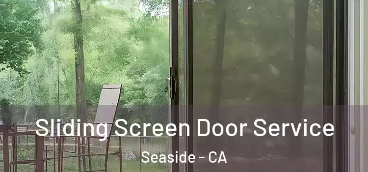  Sliding Screen Door Service Seaside - CA